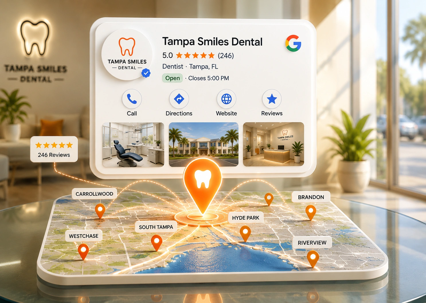 Local SEO & Google Business Profile Optimization Dentists Tampa Local SEO and Google Business Profile optimization overview for Tampa dental practices.